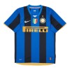 Maillot de Supporter Inter Milan 2008-09 Domicile Retro Pour Homme